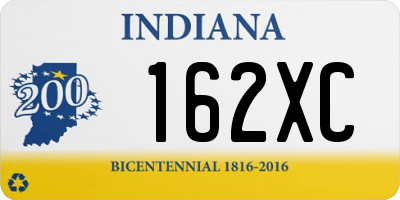 IN license plate 162XC