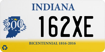 IN license plate 162XE