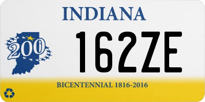 IN license plate 162ZE