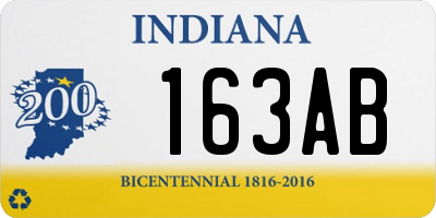 IN license plate 163AB