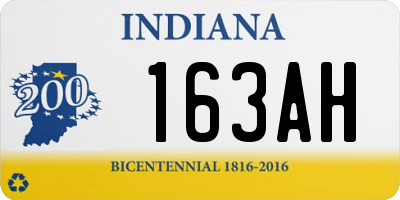 IN license plate 163AH