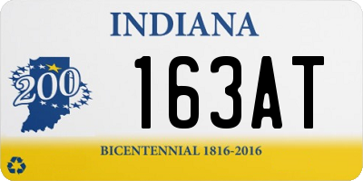 IN license plate 163AT