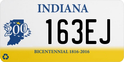 IN license plate 163EJ