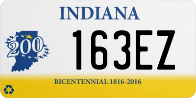 IN license plate 163EZ