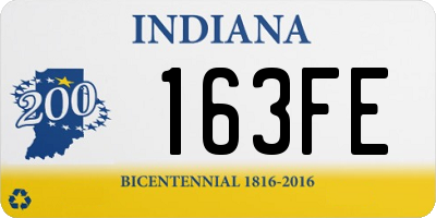 IN license plate 163FE