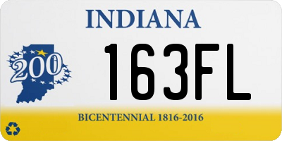 IN license plate 163FL