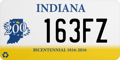 IN license plate 163FZ