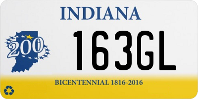 IN license plate 163GL