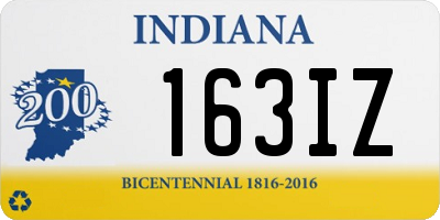 IN license plate 163IZ