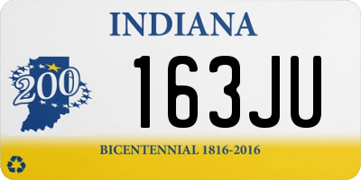 IN license plate 163JU