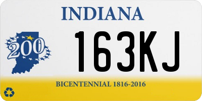 IN license plate 163KJ