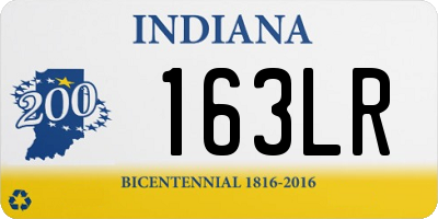 IN license plate 163LR