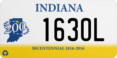 IN license plate 163OL
