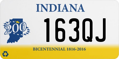 IN license plate 163QJ