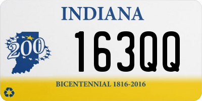 IN license plate 163QQ