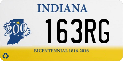 IN license plate 163RG