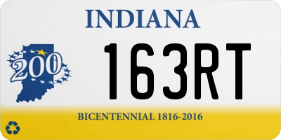 IN license plate 163RT