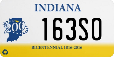 IN license plate 163SO