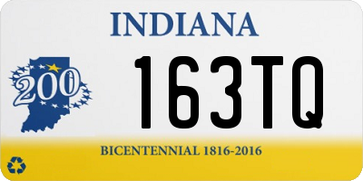 IN license plate 163TQ