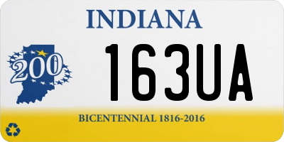 IN license plate 163UA