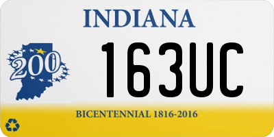 IN license plate 163UC