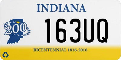 IN license plate 163UQ