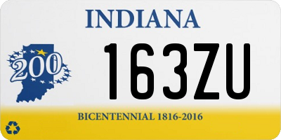 IN license plate 163ZU