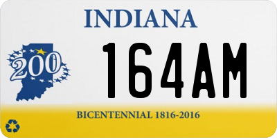 IN license plate 164AM