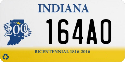 IN license plate 164AO