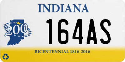 IN license plate 164AS