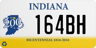 IN license plate 164BH