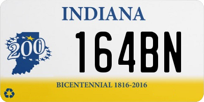 IN license plate 164BN