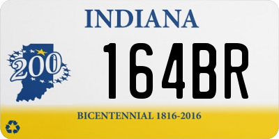 IN license plate 164BR