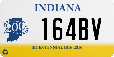 IN license plate 164BV