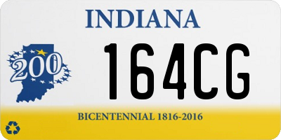 IN license plate 164CG