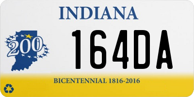 IN license plate 164DA