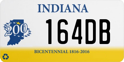 IN license plate 164DB