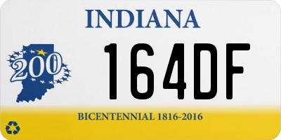 IN license plate 164DF