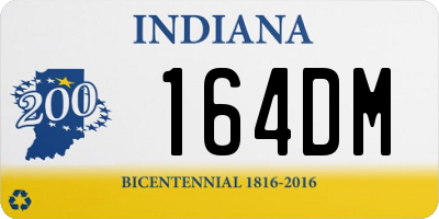 IN license plate 164DM