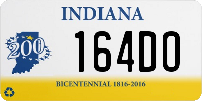 IN license plate 164DO