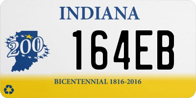 IN license plate 164EB