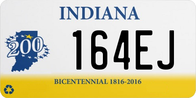 IN license plate 164EJ