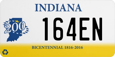 IN license plate 164EN