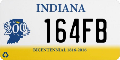 IN license plate 164FB