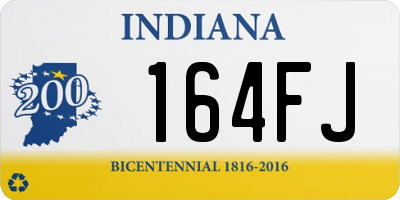 IN license plate 164FJ