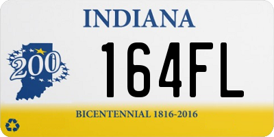 IN license plate 164FL