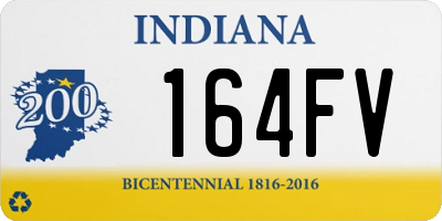 IN license plate 164FV