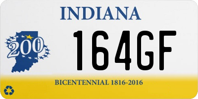 IN license plate 164GF