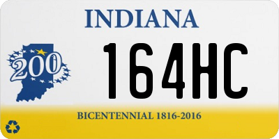 IN license plate 164HC