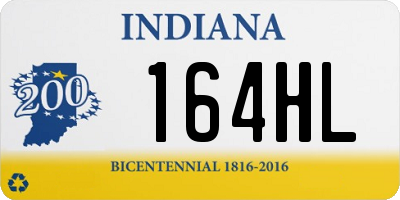 IN license plate 164HL